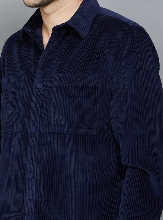 CELIO Corduroy Shirt | Blue