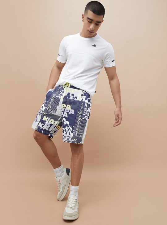 KAPPA Graphic Print Elasticated Shorts - Main Image