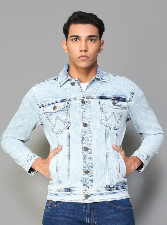 WRANGLER Washed Denim Jacket
