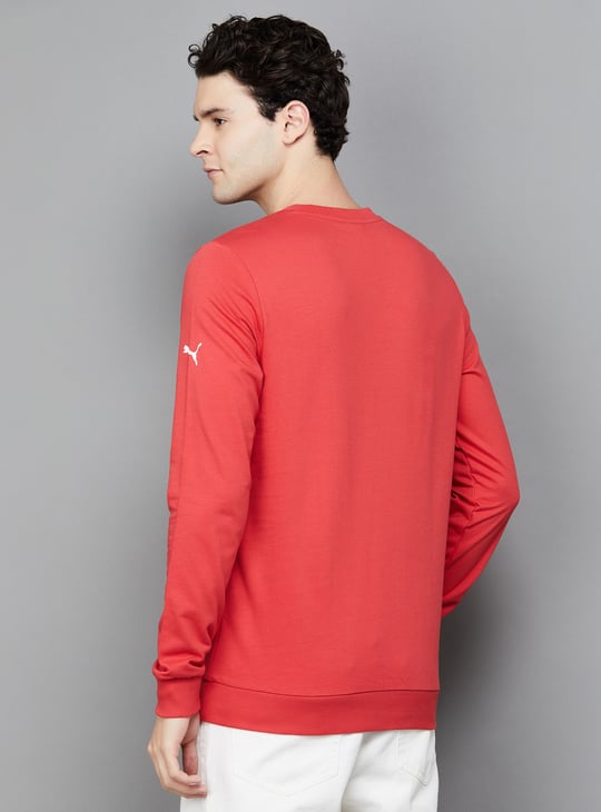 PUMA x One8 Printed Sweatshirt | Red