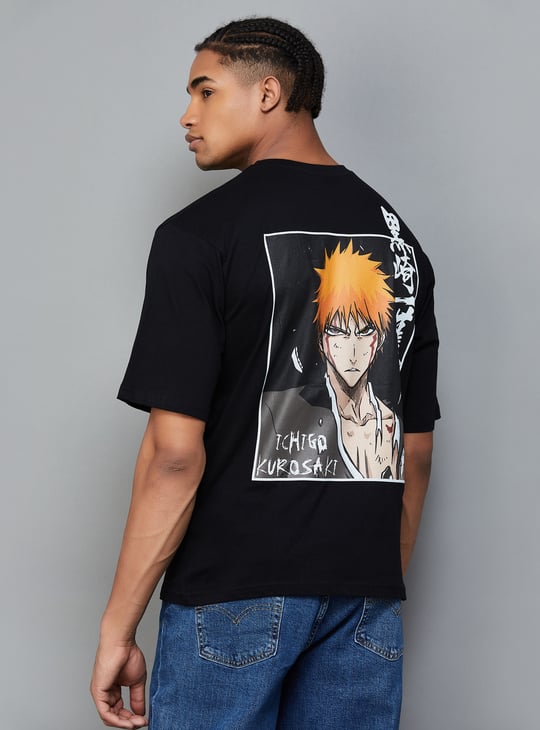 celio (Tシャツ・カットソー) CELIO Ichigo Kurosaki Print T-shirt | Black