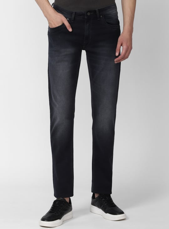 PETER ENGLAND Dark Wash Slim Tapered Fit Jeans