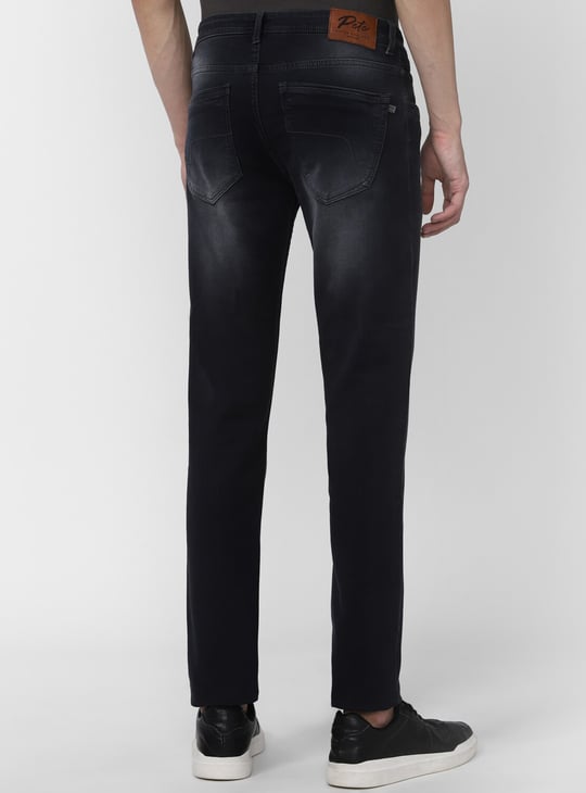 PETER ENGLAND Dark Wash Slim Tapered Fit Jeans