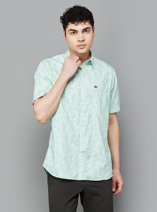 ARROW SPORT Printed Regular Fit Shirt Beige