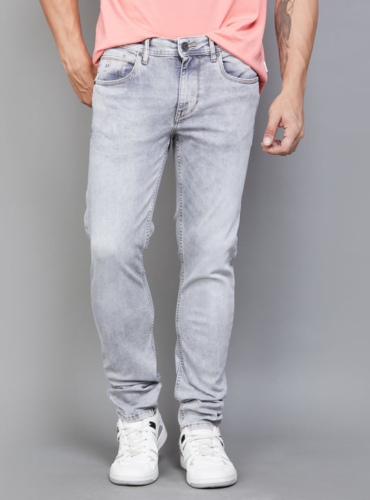 BEING HUMAN Washed Skinny Fit Jeans