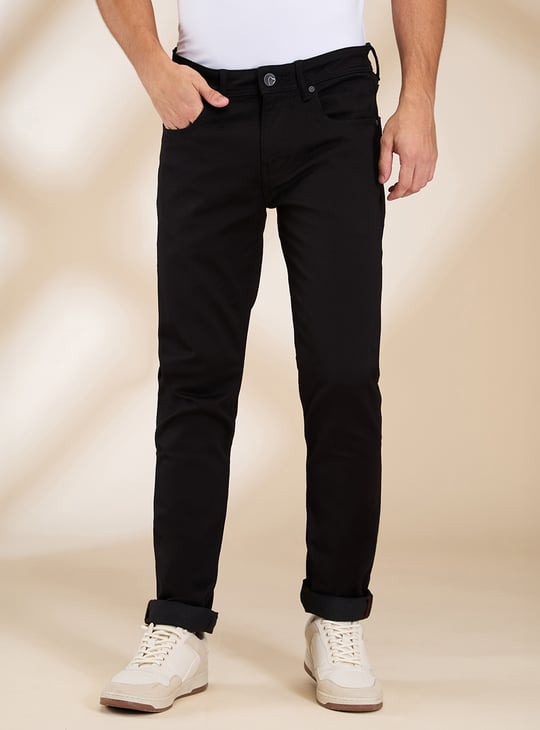 BEING HUMAN Solid Slim Fit Jeans