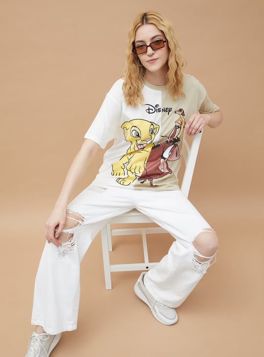 GINGER Lion King Print T-shirt