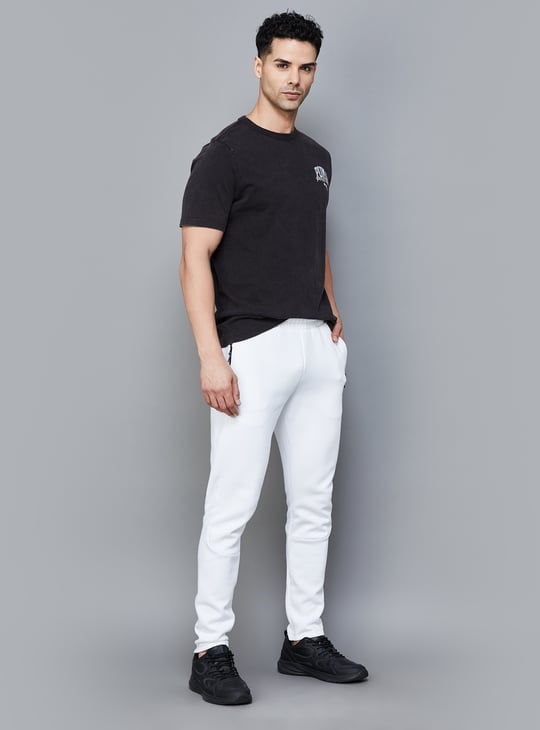 PUMA Solid Slim Fit Track Pants