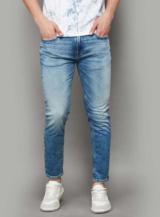 PEPE JEANS Light Wash Skinny Fit Jeans Blue