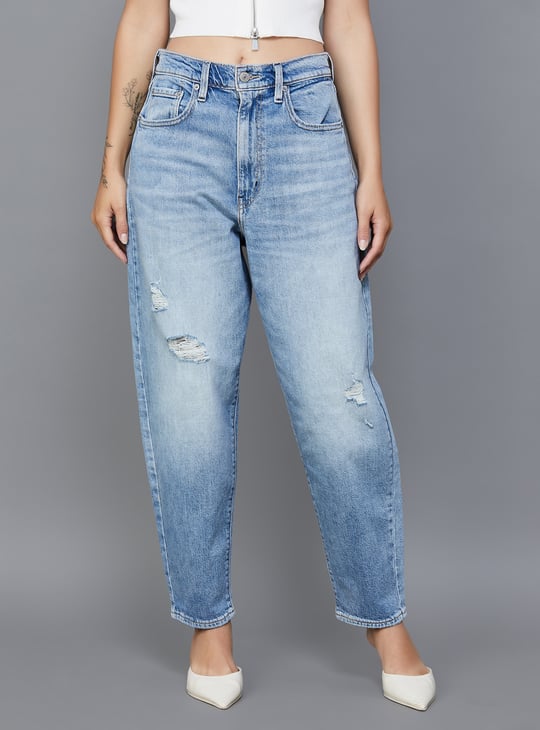 LEVI'S Distressed Loose Tapered Jeans