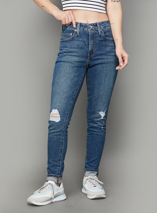 LEVI'S Distressed Skinny Fit Jeans
