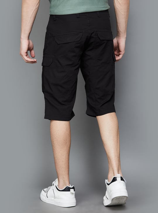 Mens Shorts Short Celio Celio Men Regular Fit Mid-Rise Cargo