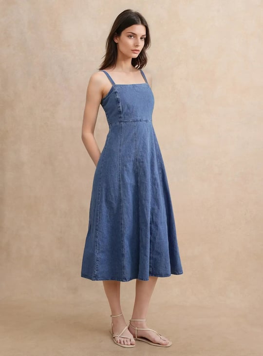 white christmas dresses Tall Nylah Denim Shirt Dress – Alloy Apparel