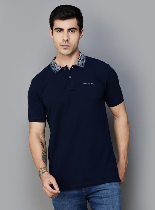LP JEANS Solid Polo T-shirt