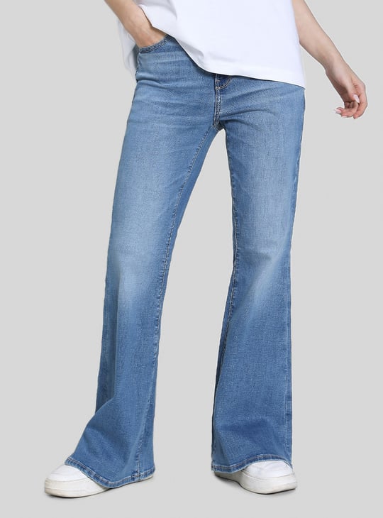 AMERICAN EAGLE Mediumwashed Next Level Jeans (Bootcut) Blue