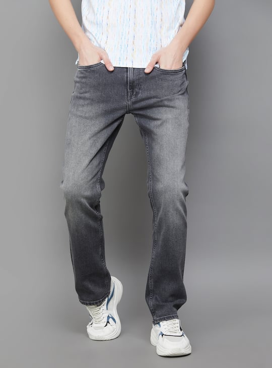 POLO Washed Slim Straight Jeans