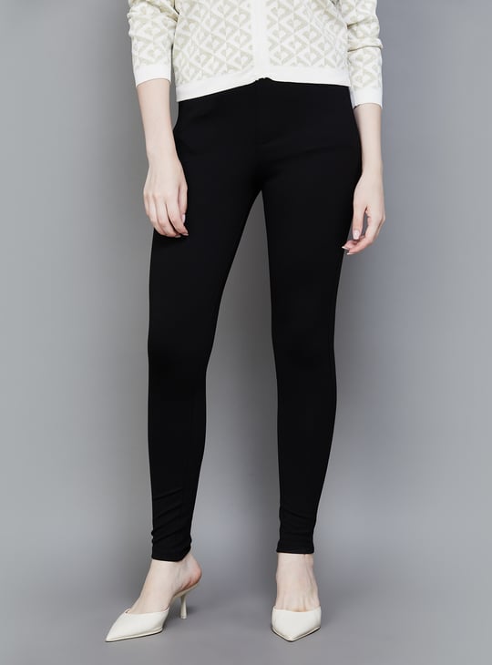 KRAUS Solid High-Rise Treggings