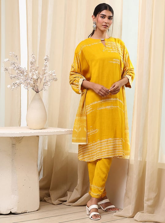 BIBA Printed Straight Kurta Set
