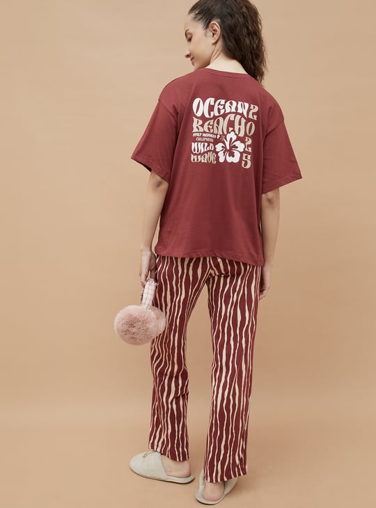 GINGER Printed Night Suit