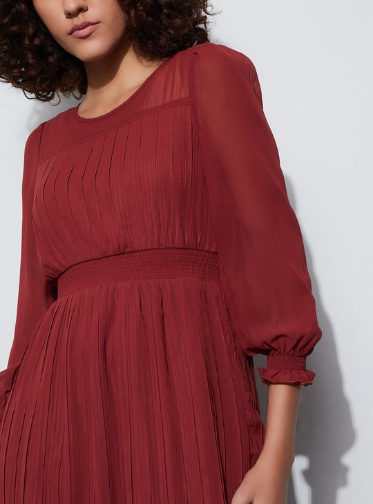 green emerald velvet dress Square Neck Fit and Flare Red Prom Dress – daisystyledress