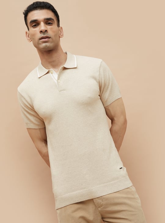 CODE Knitted Polo T-shirt