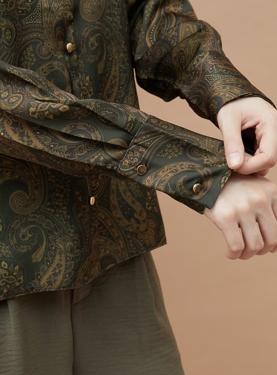 CODE Paisley Print Shirt