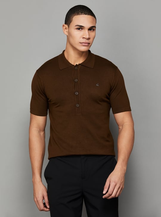 UNITED COLORS OF BENETTON Solid Slim Fit Polo T-shirt