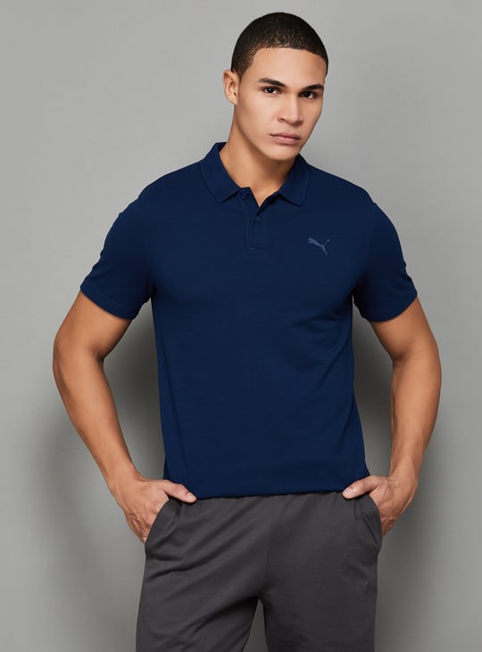 PUMA Solid Sports Polo T-shirt