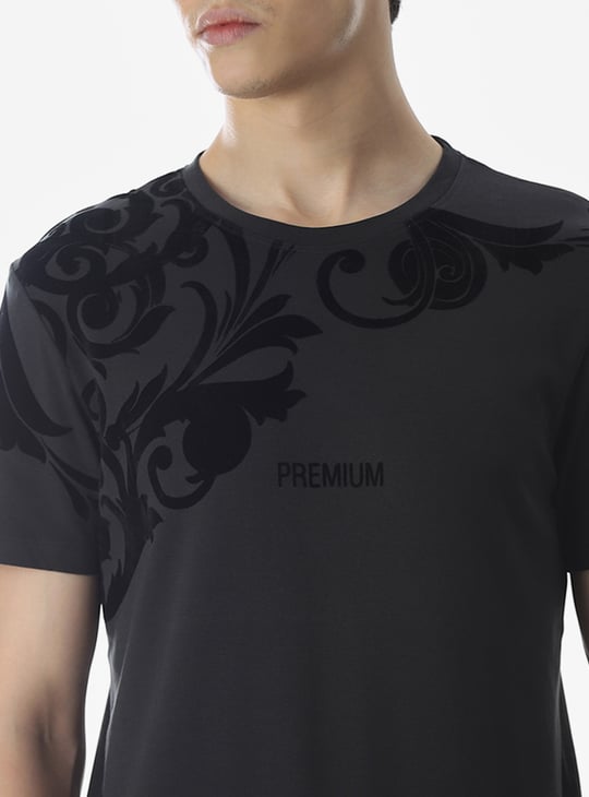 Jack & Jones Premium oversized textured t-shirt in ecru