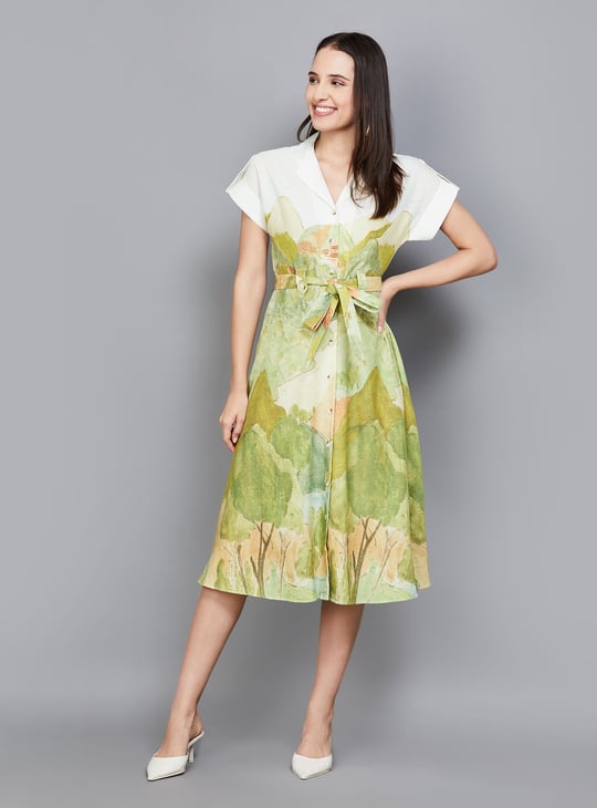 VERO MODA Printed Shirt Dress