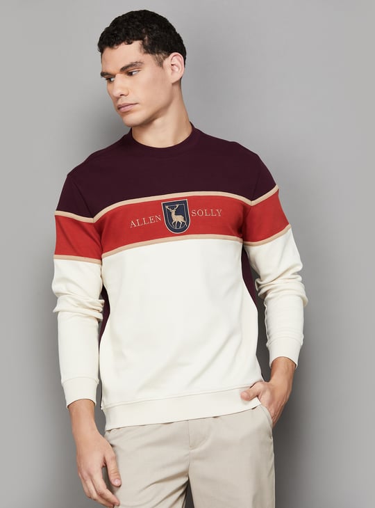 ALLEN SOLLY Colourblock Sweatshirt