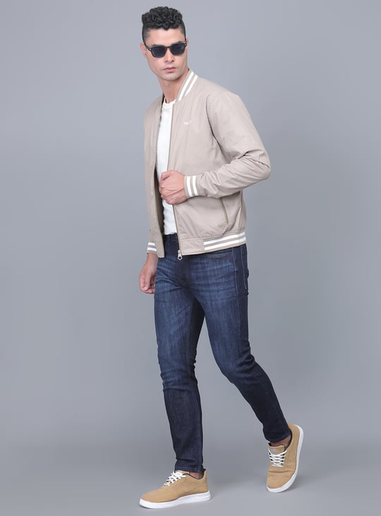 Blouson Army Beige Pepe Jeans Darcy - Réf. PM400950, Coupe Slim Fit, Coton, Neuf Avec étiquettes, Pour Homme