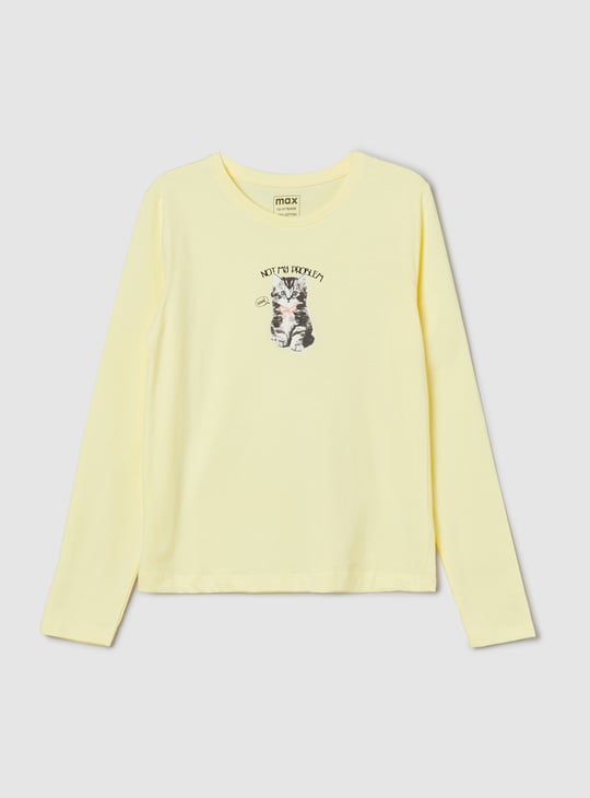 Girls Printed T-shirt - Pack of 3