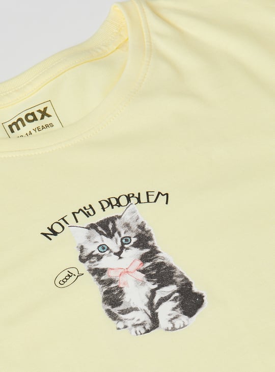 Girls Printed T-shirt - Pack of 3