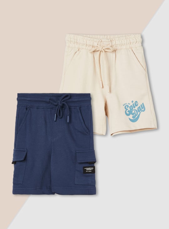 Boys Printed Shorts - Pack of 2