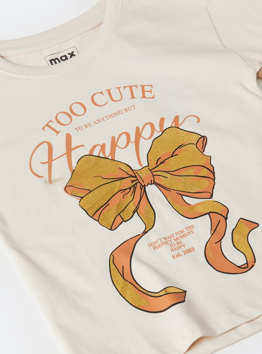 Girls Printed T-shirt - Pack of 2