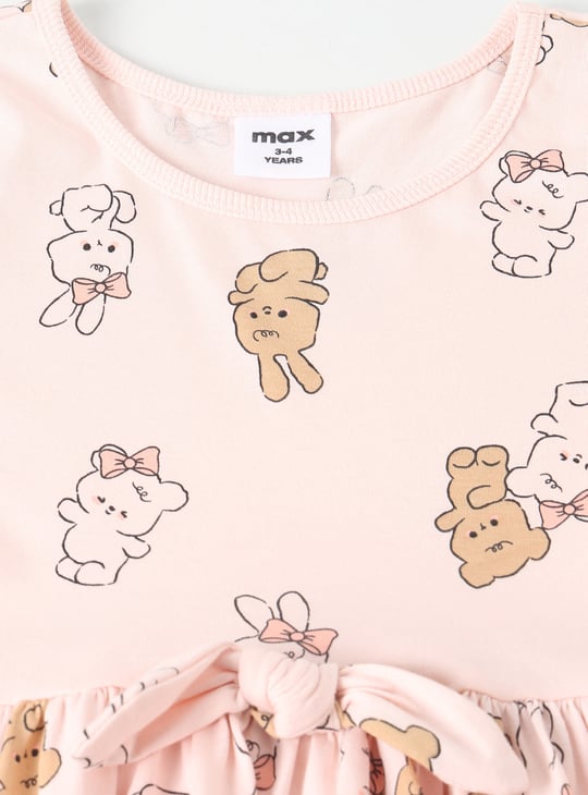 Girls Printed Dress - Pack of 2