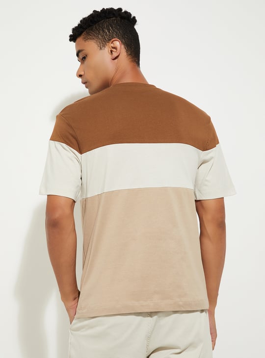 URB_N Men Colourblocked T-shirt - Pack of 2