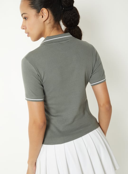 Women Assorted Polo Sports T-shirt - Pack of 2