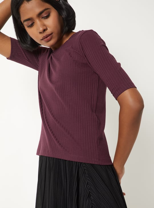 Women Ribbed T-shirts - Pack of 2