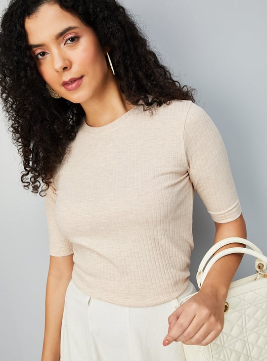 Women Ribbed T-shirts - Pack of 2