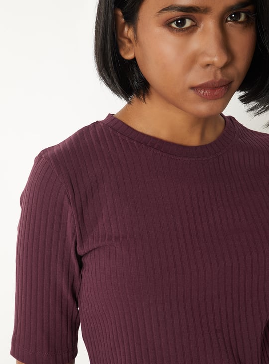 Women Ribbed T-shirts - Pack of 2