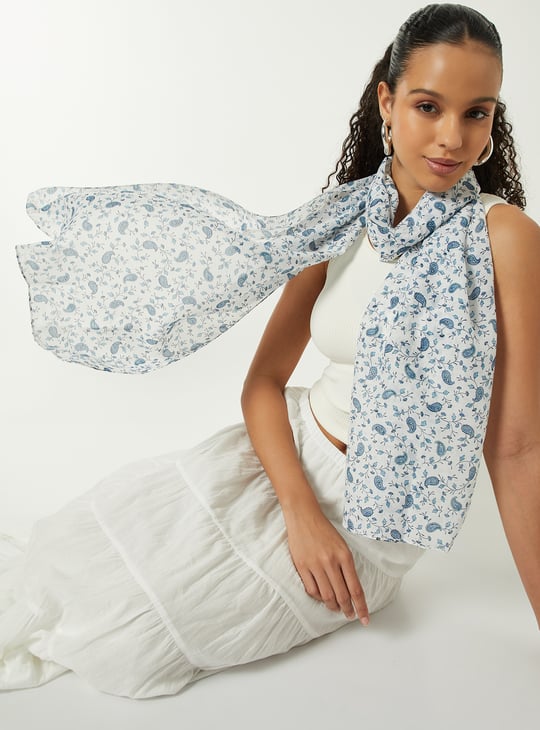 Women Printed Scarves - Pack of 2