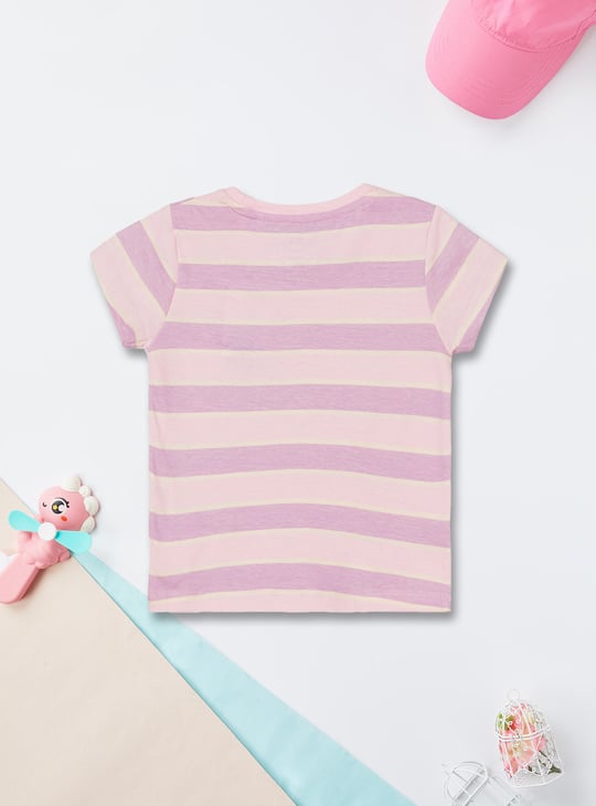 Girls Striped T-shirts - Pack of 2