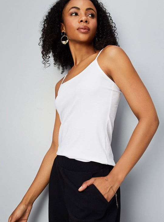 Women Solid Camisoles - Pack of 2 | Multicolour | Solid