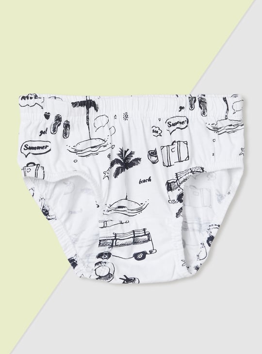 Boys Printed Briefs - Pack of 3