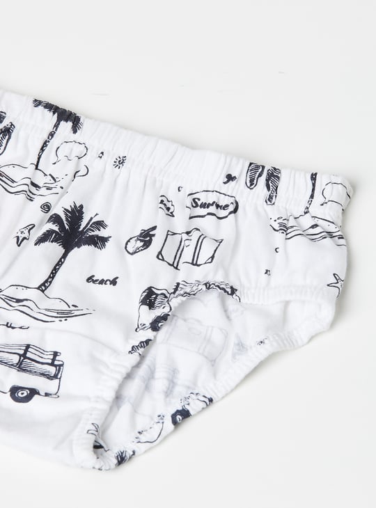 Boys Printed Briefs - Pack of 3