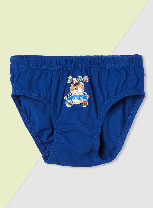 Boys Printed Briefs - Pack of 3