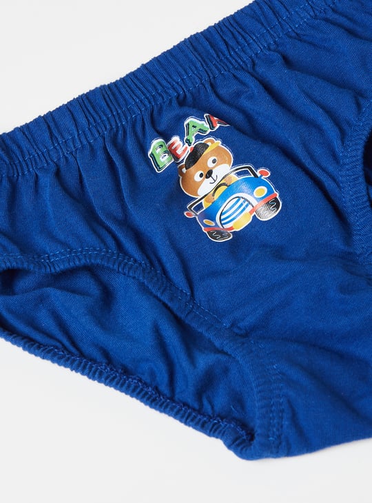 Boys Printed Briefs - Pack of 3