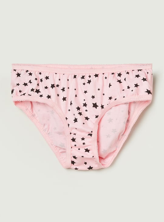 Girls Star Printed Panty